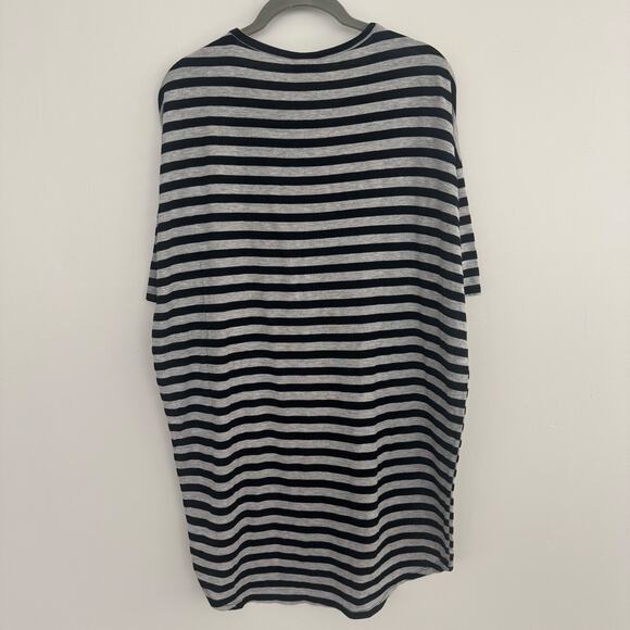 Lularoe Irma Top in Striped Grey/Black - Picture 5 of 6